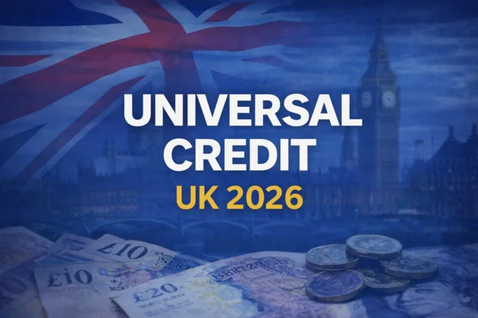 Universal Credit UK 2026 update showing eligibility, payments, and changes with UK currency and financial support concept
